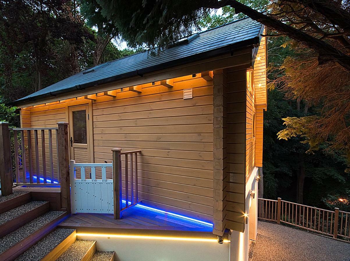 Alum Chine Log Cabin Villa Bournemouth Exterior foto